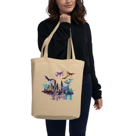 Austin Watercolor Tote Bag