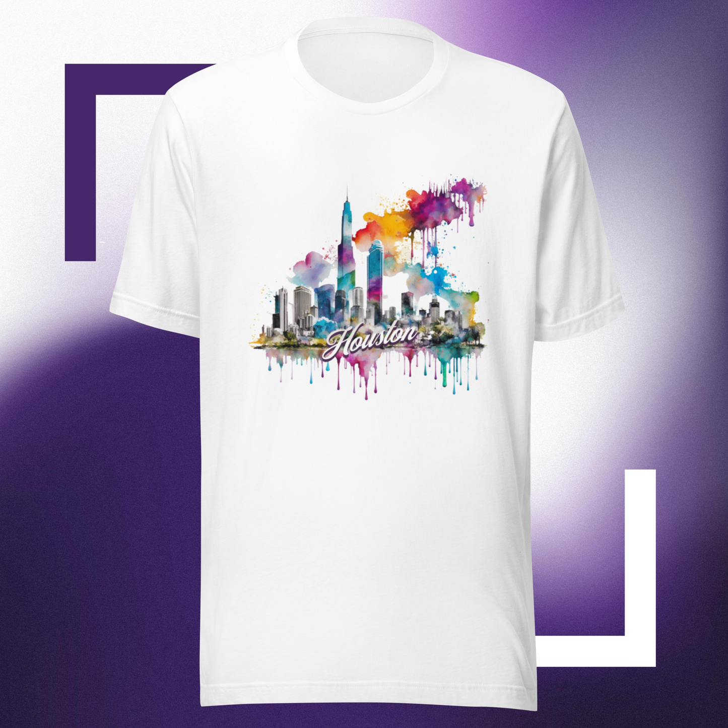 Houston Paint Splash Tee