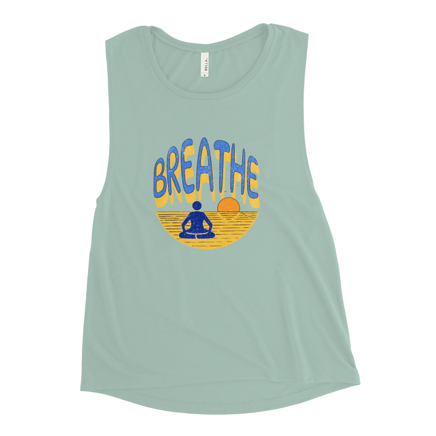 Breathe Ladies’ Muscle Tank Yellow