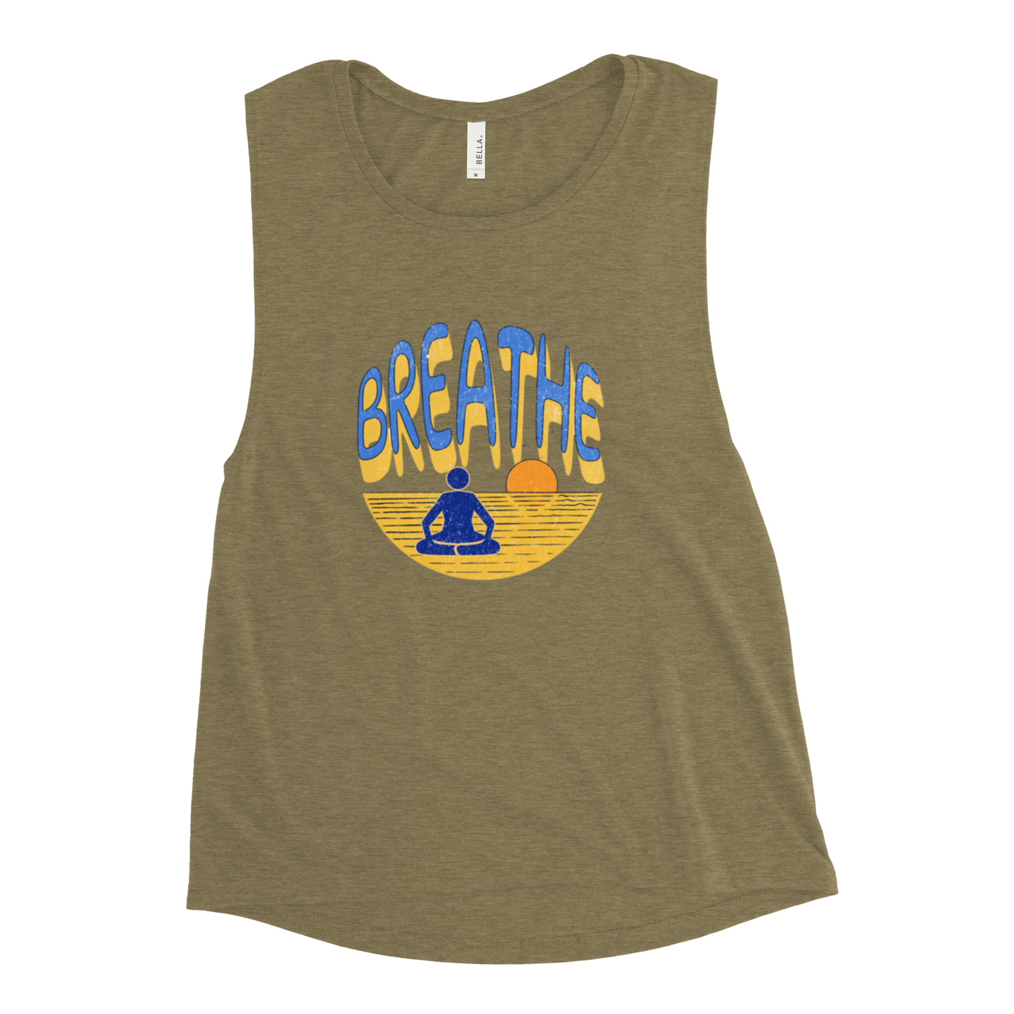 Breathe Ladies’ Muscle Tank Yellow