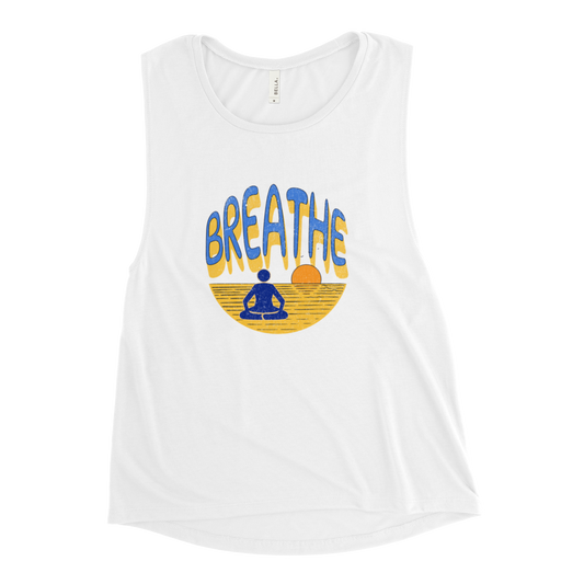 Breathe Ladies’ Muscle Tank Yellow